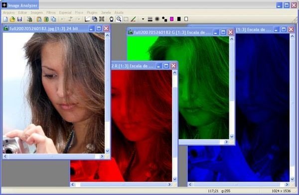 Бесплатная программа для цветокоррекции фотографий Image Analyzer на русском