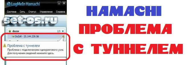 Проблема с туннелем хамачи. Проблема с туннелем в Hamachi. Почему ошибка в хамачи проблема с туннелем.