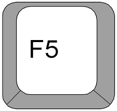 клавиша f5