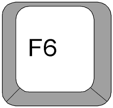 клавиша f6