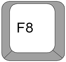клавиша f8
