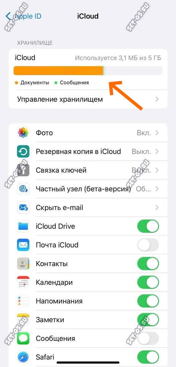 Как выгрузить из icloud на iphone