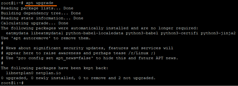 apt upgrade ubuntu